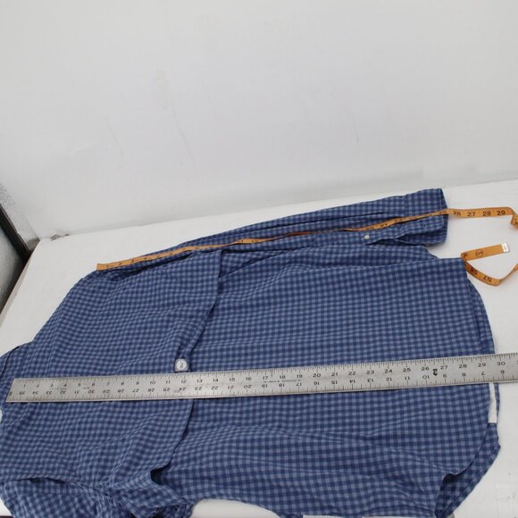 Vineyard Vines Harbor Shirt Mens Small Plaid Performance Vented Button Down fish - Picture 12 of 14